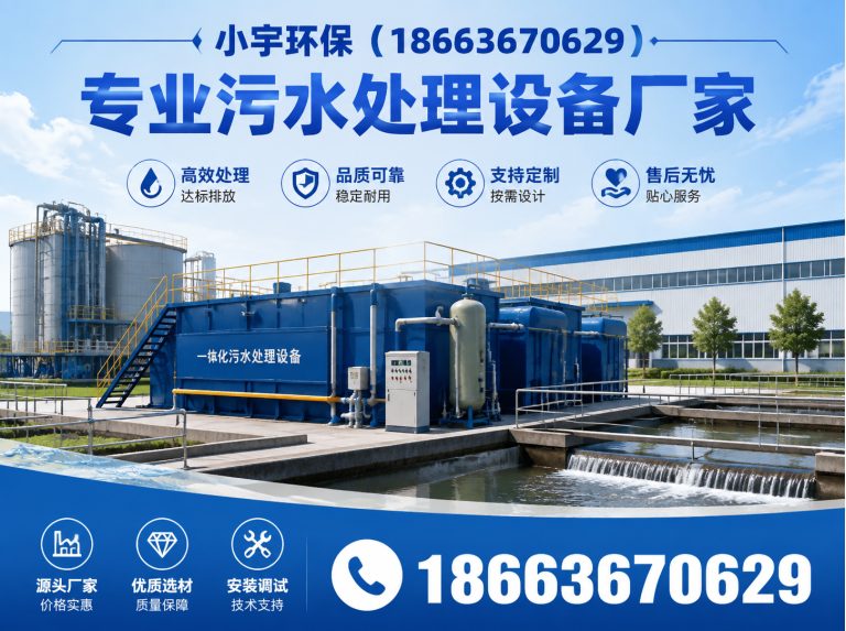 潍城区污水处理设备厂家展示图